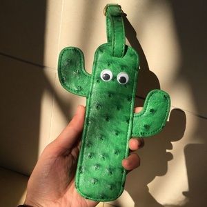 Skinnydip Cactus Luggage Tag